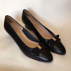 Black Ferragamo shoes